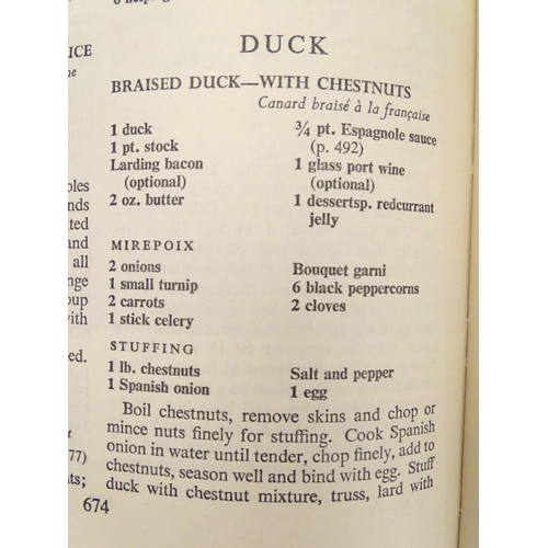 639 - Book: Mrs. Beeton's Cookery and Household Management (pub. Reprint Society/Ward, Lock & Co. 1964) wi... 