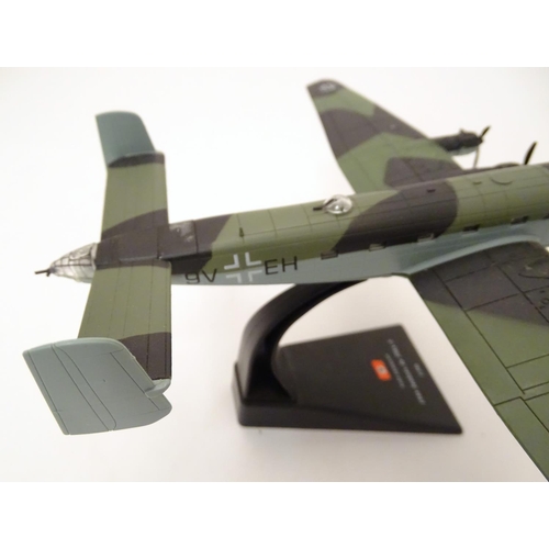 699 - Toys: Three scale models of German WWII military planes / aircraft, comprising Focke Wulf 200C Condo... 