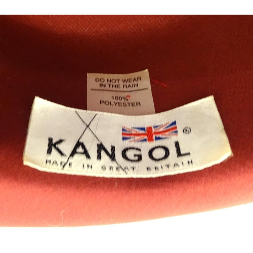 741 - A ladies red hat by Kangol