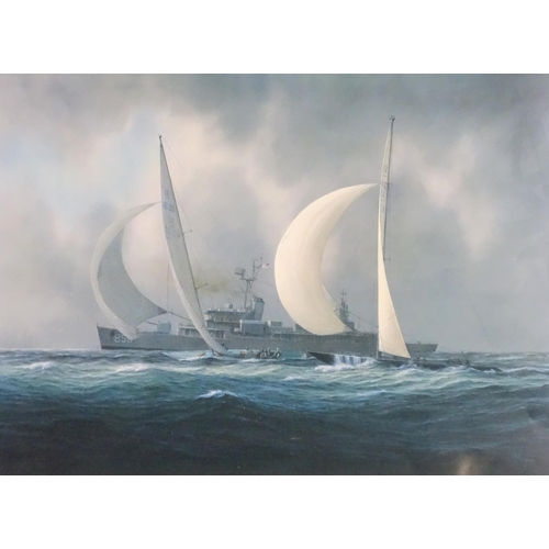 1673 - After Tim Thompson, XX, The America's Cup, 1964 Constellation (New York Yacht Club) defeats Sovereig... 