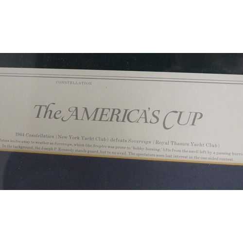 1673 - After Tim Thompson, XX, The America's Cup, 1964 Constellation (New York Yacht Club) defeats Sovereig... 