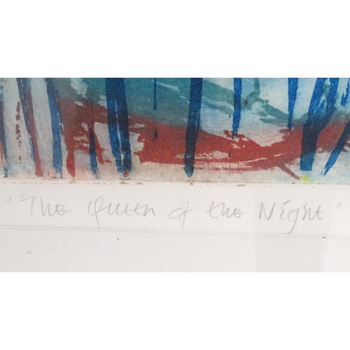 1676 - After John Bellany (1942-2013), Limited edition colour etching, no. 62/200, The Queen of the Night. ... 