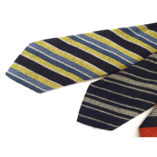 747 - 3 cashmere ties from Donaldson Williams & G Ward Ltd of Saville Row (3)