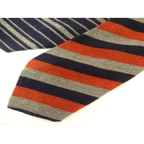 747 - 3 cashmere ties from Donaldson Williams & G Ward Ltd of Saville Row (3)