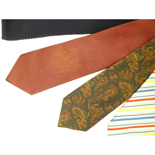 759 - 6 TM Lewin ties,  4 silk ties and 2 wool knitted (6)