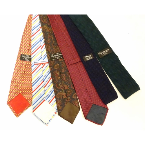 759 - 6 TM Lewin ties,  4 silk ties and 2 wool knitted (6)