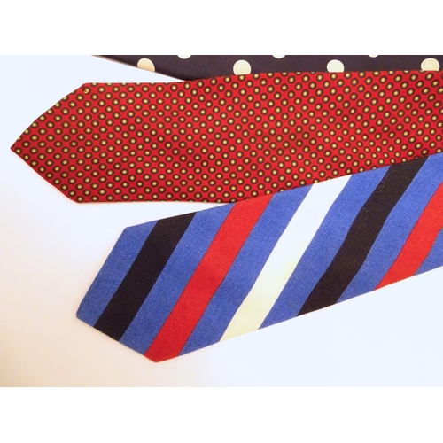 761 - 5 ties from Polo by Ralph Lauren , Bullings & Edmonds , Salvatore Ferragamo, Lords Burlington Arcade... 