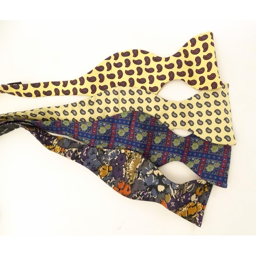 770 - 4 Liberty of London bow ties (4)