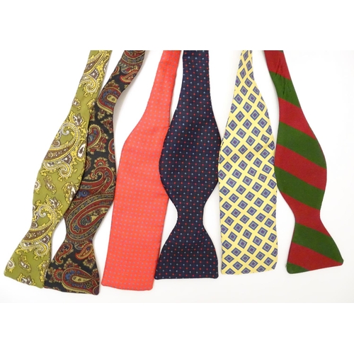 774 - 6 assorted silk bow ties