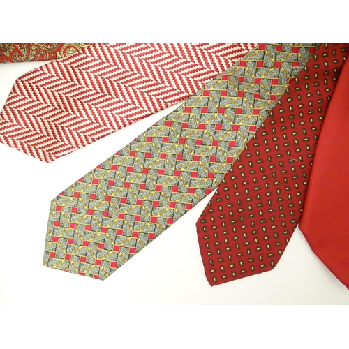 777 - 5 assorted silk ties including Martell, Harvie & Hudson, Angelo of London and Carlo Colombo for Tie ... 