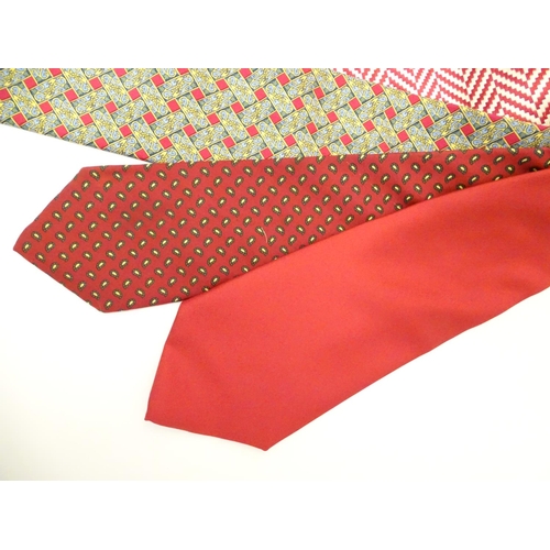 777 - 5 assorted silk ties including Martell, Harvie & Hudson, Angelo of London and Carlo Colombo for Tie ... 