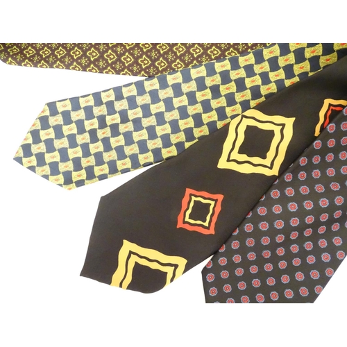 778 - 5 silk ties including Gerald Austin, John Stephen of Carnaby Street, Harvie & Hudson and  Ermenegild... 