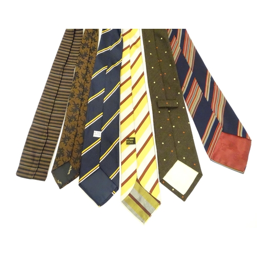 779 - 6 ties of various colours including Aquascutum, Turnbull & Asser, Jacques Fath of Paris, Beale & Inm... 