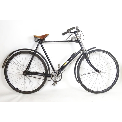 1692 - A Raleigh Regent mens bicycle, fitted with a Brooks leather saddle, approximately 75