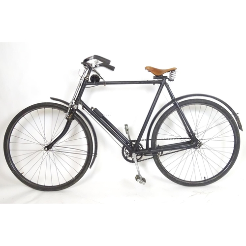 1692 - A Raleigh Regent mens bicycle, fitted with a Brooks leather saddle, approximately 75