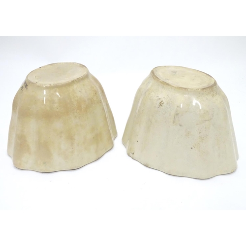 1114 - Kitchenalia : Two  late 19thC / early 20thC Brown & Polson's corn flour blanc-mange moulds with reci... 