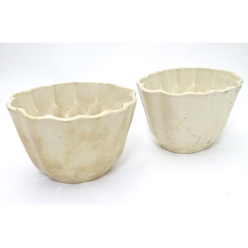 1114 - Kitchenalia : Two  late 19thC / early 20thC Brown & Polson's corn flour blanc-mange moulds with reci... 