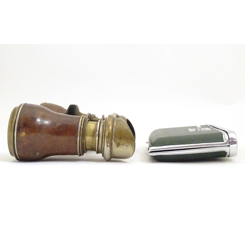 957 - Late 19th / early 20thC opera glasses, together with Rand No. 1 pocket size opera binoculars for the... 