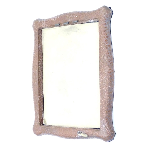 234 - A photograph frame with silver surround. Hallmarked Birmingham 1912 maker Jones & Crompton. 7