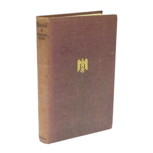 582 - Militaria, book: 'Rommel' (Desmond Young, pub. Collins 1950) with monochrome photographic plates, 28... 