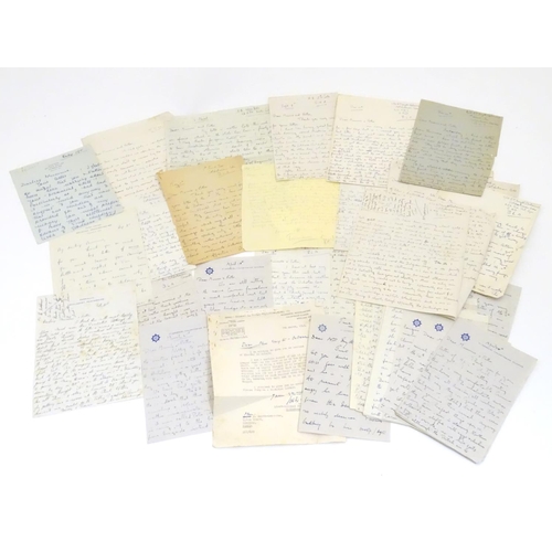 588 - Militaria : WW2 Tank Commanders letters 1st Arm Bat Coldstream Guards WWII:

A series of twenty-nine... 