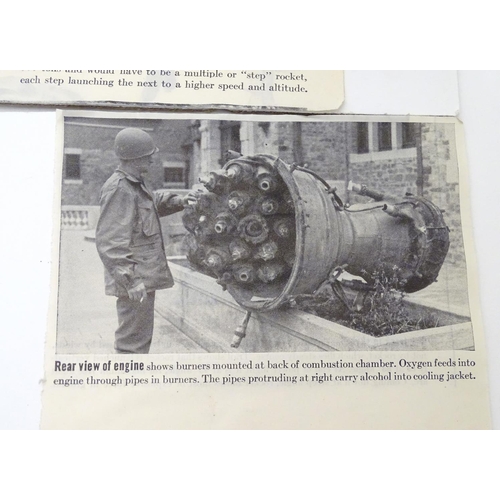 592 - Militaria : WW2 Crash site relic V2 Rocket combustion chamber

The partial combustion chamber of a V... 