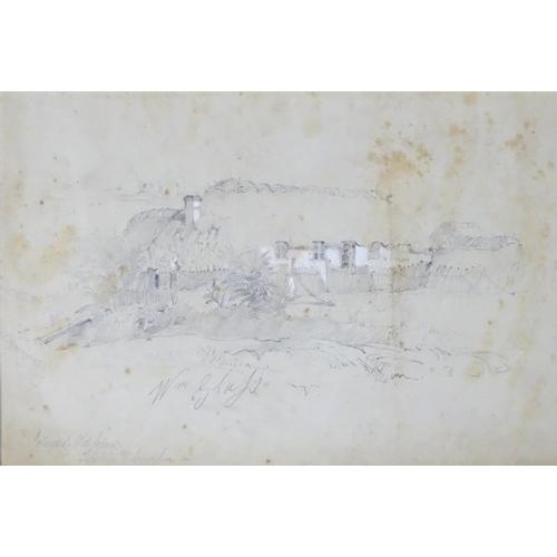 1692 - Sir Oswald Walters Brierly (1817-1894), Pencil and body-colour drawing on paper, William Glass's Hou... 