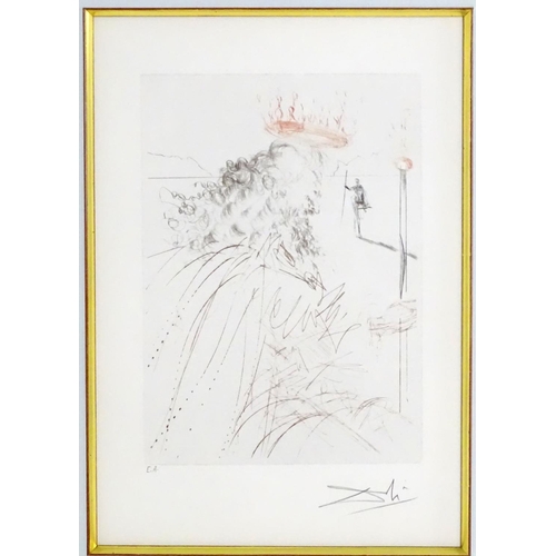 1754 - After Salvador Dali (1904-1989), Lithograph, King Lear from the Much Ado About Shakespeare series. F... 