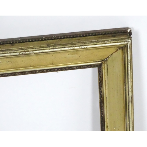 1758 - A gilt running pattern frame. Approx. 29 1/2