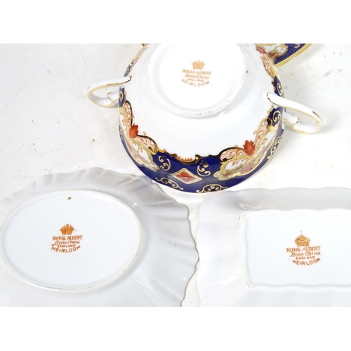 177 - A large quantity of Royal Albert tea and dinner wares in the pattern Heirloom, comprising dinner pla... 