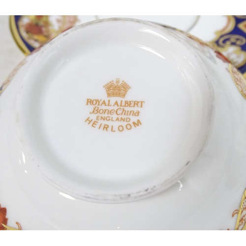 177 - A large quantity of Royal Albert tea and dinner wares in the pattern Heirloom, comprising dinner pla... 