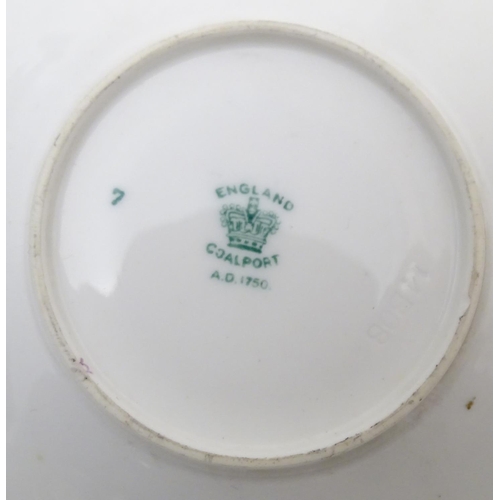 182 - A large quantity of 19thC and later assorted cups and saucers to include Copeland Garrett with hand ... 