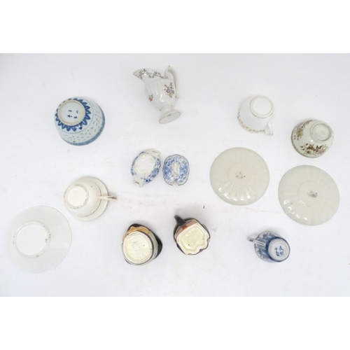 154 - A quantity of assorted ceramics, to include a Chinese blue and white rice bowl, a Chinese blue and w... 