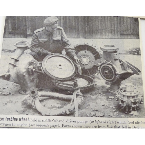 683 - Militaria : WW2 Crash site relic V2 Rocket combustion chamber. The partial combustion chamber of a V... 