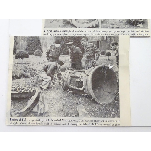 683 - Militaria : WW2 Crash site relic V2 Rocket combustion chamber. The partial combustion chamber of a V... 