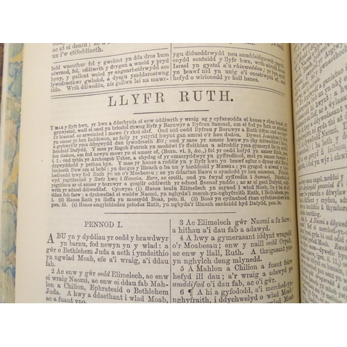 690 - Books: Deonglydd Berniadol, by John Jones,  c1890, Welsh language translations of the Old and New Te... 