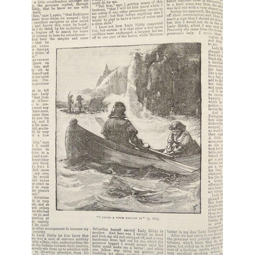 692 - Book: Cassell's Saturday Journal, number 6, April - September 1888, a bound volume containing weekly... 