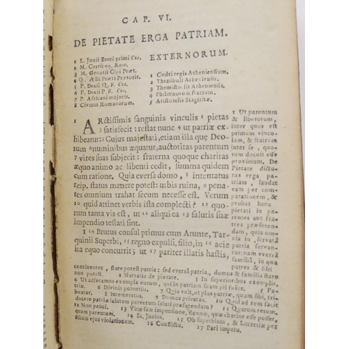 703 - Book: Valerius Maximus, Dictorum Factorumque Memorabilium, by Johnannis Minellii, pub. in Latin by A... 