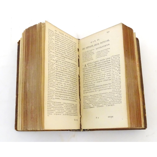 703 - Book: Valerius Maximus, Dictorum Factorumque Memorabilium, by Johnannis Minellii, pub. in Latin by A... 