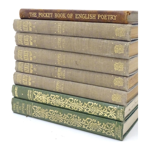 756 - Books: The Pocket Book of English Poetry, pub. The Poetry Society 1936; The Complete Works of John K... 