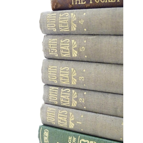 756 - Books: The Pocket Book of English Poetry, pub. The Poetry Society 1936; The Complete Works of John K... 