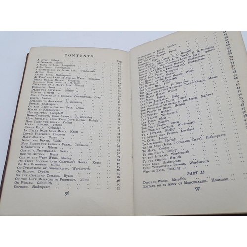 756 - Books: The Pocket Book of English Poetry, pub. The Poetry Society 1936; The Complete Works of John K... 