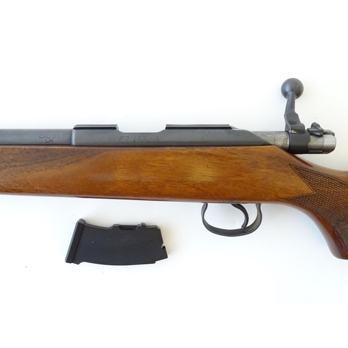 2046 - Rimfire rifle: a CZ '455' .22LR bolt action rifle, with 17 1/2