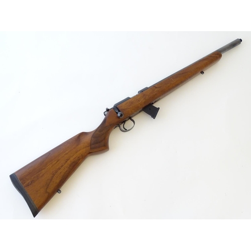 2046 - Rimfire rifle: a CZ '455' .22LR bolt action rifle, with 17 1/2