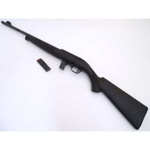 2049 - Rimfire rifle: a CBC Magtech 'Model 7022' .22LR semi-automatic rimfire rifle, 18'' barrel (threaded ... 