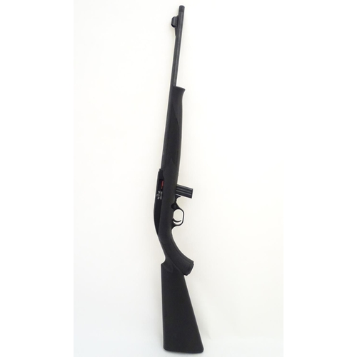 2049 - Rimfire rifle: a CBC Magtech 'Model 7022' .22LR semi-automatic rimfire rifle, 18'' barrel (threaded ... 