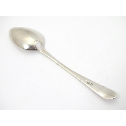 328 - A Geo III Scottish silver celtic point teaspoon maker William & Patrick Cunningham.  5 1/4