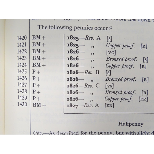 701 - Books: English Copper, Tin and Bronze Coins in the British Museum 1558-1958 (C. Wilson Peck, pub. Br... 