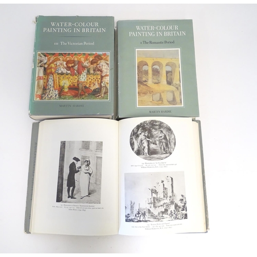 727 - Books: Watercolour Painting in Britain, by Martin Hardie, in 3 volumes, comprising The Eighteenth Ce... 