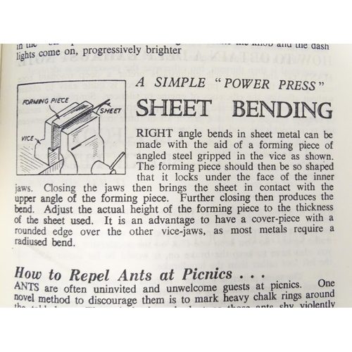 767 - Book: 200 Ingenious Motoring Gadgets (comp. R. H. Warring, ed. W. H. Swan, pub. Postlib 1952)